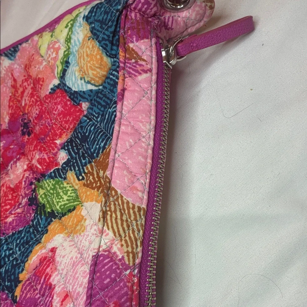 Vera Bradley Floral Pink Shoulder Bag - Picture 9 of 16